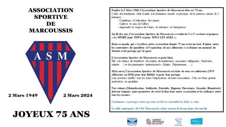 ASM 75 ans